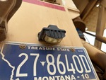 Trailer Chassis with License Plate Light Functional