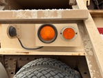 Trailer Chassis with Marker Lights Functional