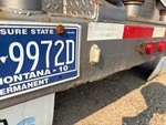 Trailer Chassis with License Plate Light Functional