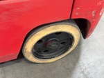Chassis Lift with Left Rear Tire