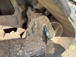 Undercarriage with Zużycie przednich kół napinających