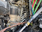 Engine with Air Compressor