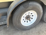 Trailer Chassis with Left Front Tire