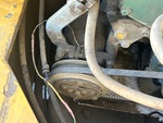 Engine with A/C Compressor