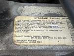 Silnik with Emission Label