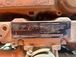 Engine with Emission Label