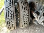 Underbody with Right Rear Drive Tires