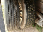 Underbody with Right Rear Drive Tires