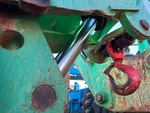Hydraulics with Cilindro girato trasporto