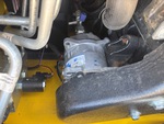Engine with A/C Compressor
