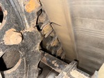 Undercarriage with Linguette della trasmissione a cinghia in gomma
