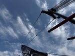 Crane Superstructure with Main Boom Chords