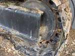 Undercarriage with Left Track Tensioner