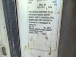 General Appearance with Motor Vehicle Safety Standards Label