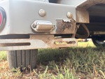 Trailer Chassis with License Plate Light Functional