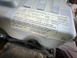 Engine with Emission Label