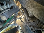 Engine with A/C Compressor