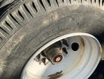 Trailer with Tire Size