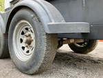 Trailer Chassis with Right Front Tire