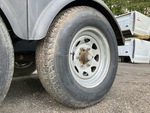 Trailer Chassis with Left Rear Tire