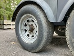 Trailer Chassis with Right Rear Tire