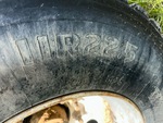 Trailer with Tire Size