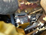 Engine with A/C Compressor