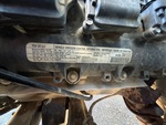 Motor with Emission Label