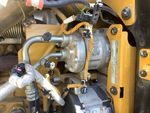 Motor with A/C Compressor