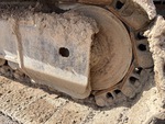 Undercarriage with Right Track Tensioner