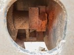 Undercarriage with Left Track Tensioner