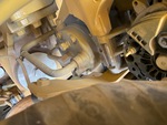 Engine with A/C Compressor