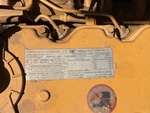 Engine with Emission Label