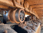 Undercarriage with Left Carrier Rollers
