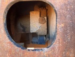 Undercarriage with Left Track Tensioner