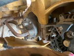 Engine with A/C Compressor