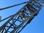 Crane Superstructure with Boom Angle Indicator