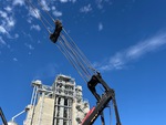 Crane Superstructure with Pendant Line (Boom Tension Line)
