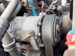 Engine with A/C Compressor