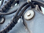 Chassis with Guide du levier de binette télescopique