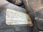 Engine with Emission Label