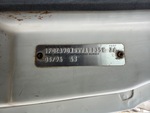 General Appearance with Frame Stamp Serial Number/VIN Photo