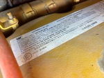 Engine with Emission Label
