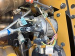 Engine with A/C Compressor