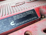 4 Engine with Emission Label