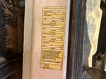 General Appearance with Motor Vehicle Safety Standards Label