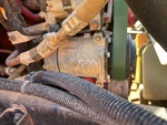 Engine with A/C Compressor