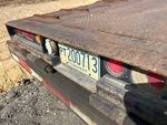 Trailer Chassis with License Plate Light Functional