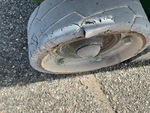 Chasis with Right Rear Tire