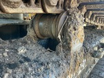 Undercarriage with Left Carrier Rollers